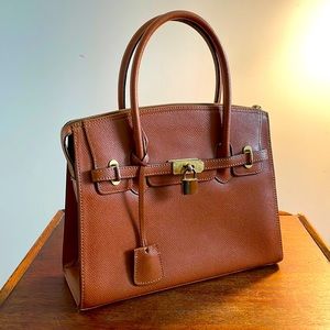 COPY - FRENCH SATCHEL Brown Leather